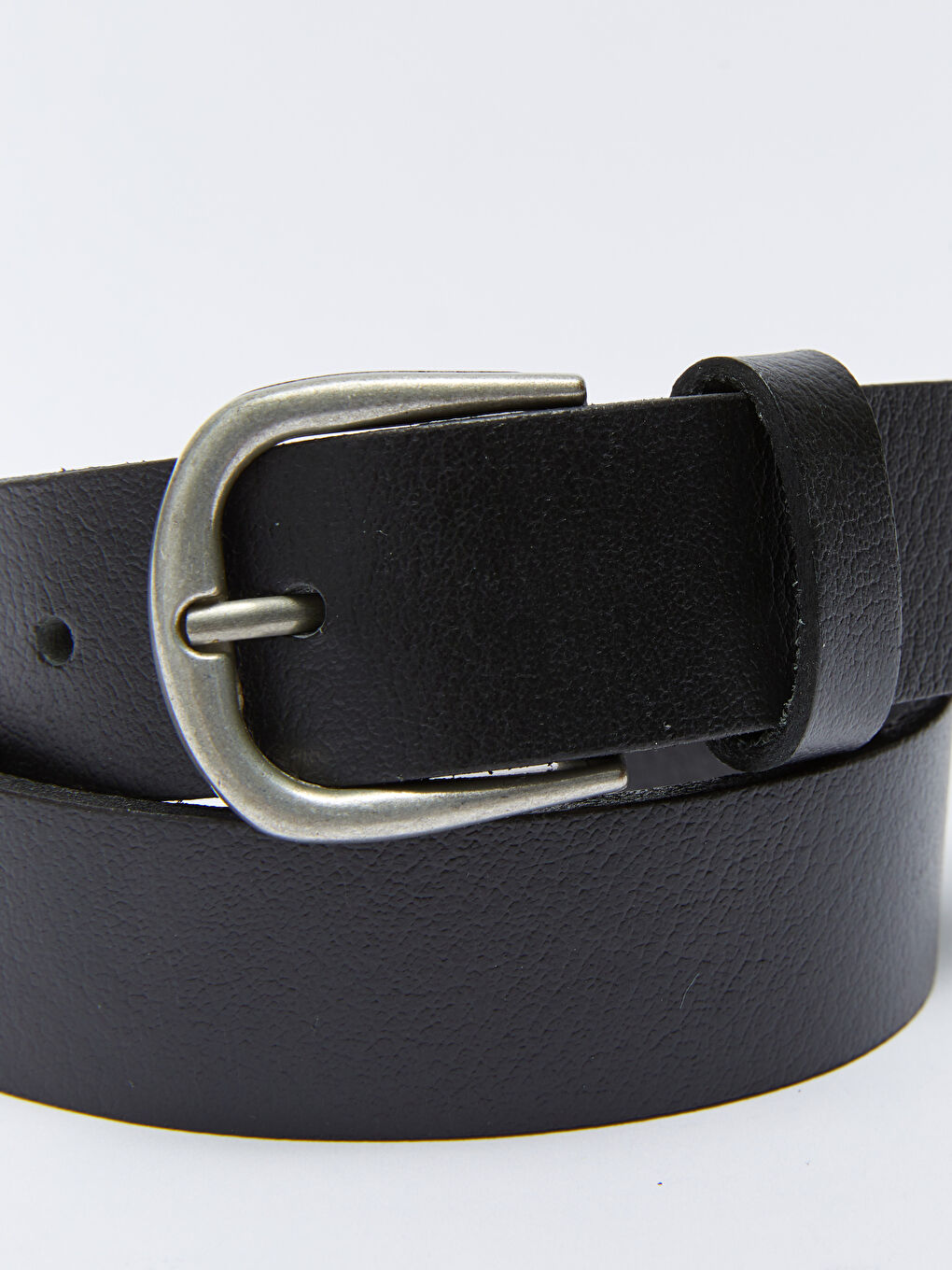 Siyah Düz Erkek Çocuk Kemer-3