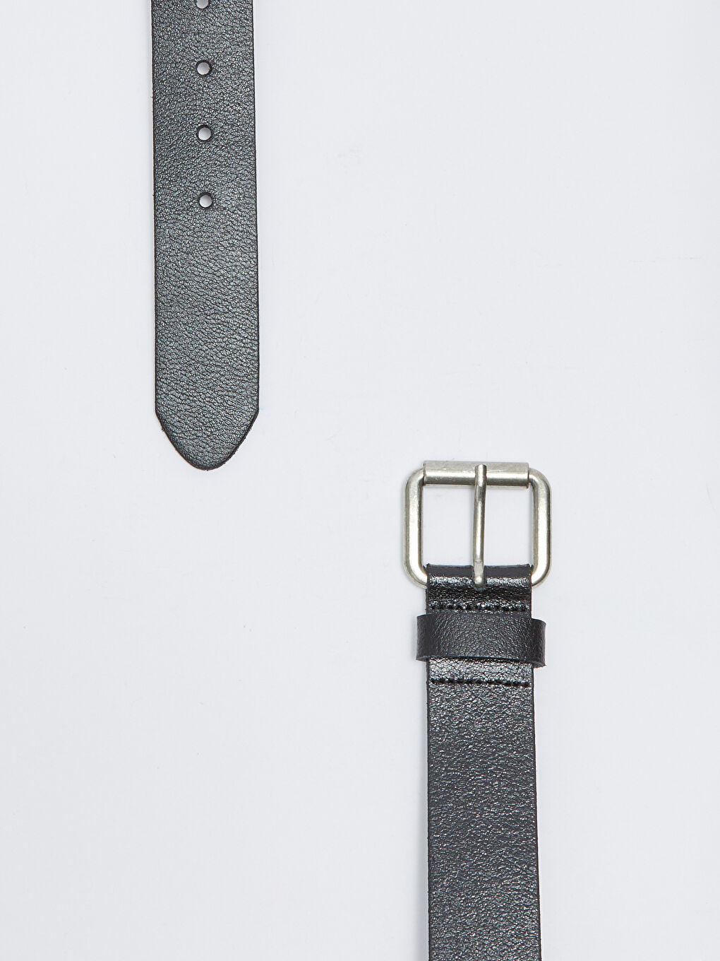 Siyah Hakiki Deri Erkek Kemer-2