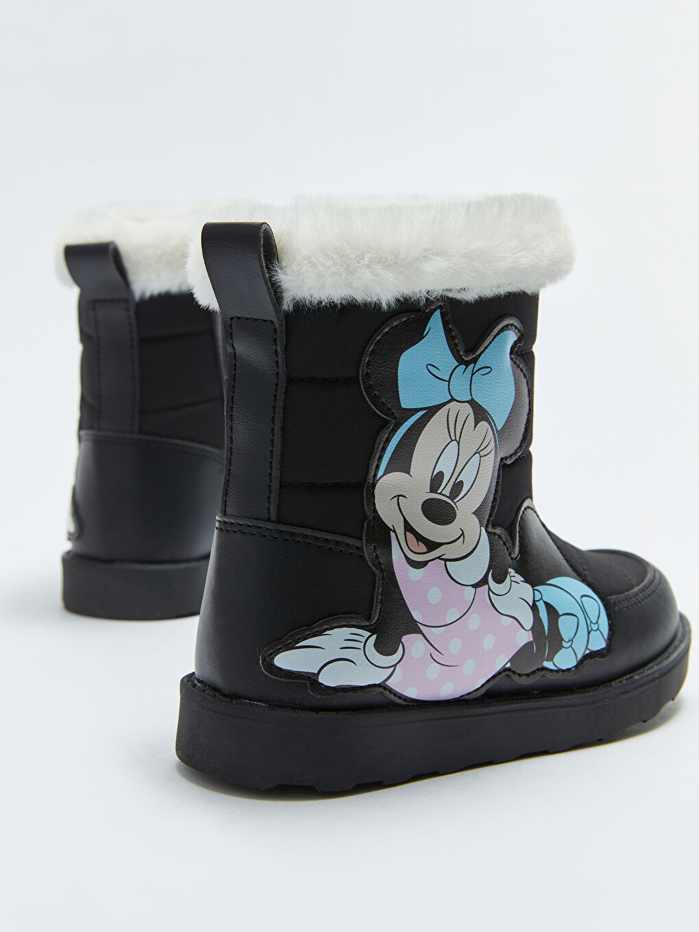 Siyah Fermuarlı Minnie Mouse Lisanslı Kız Çocuk Bot-2
