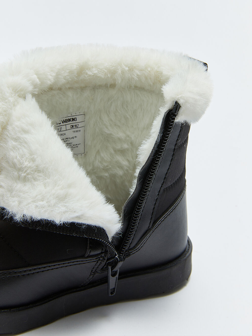 Siyah Fermuarlı Minnie Mouse Lisanslı Kız Çocuk Bot-4