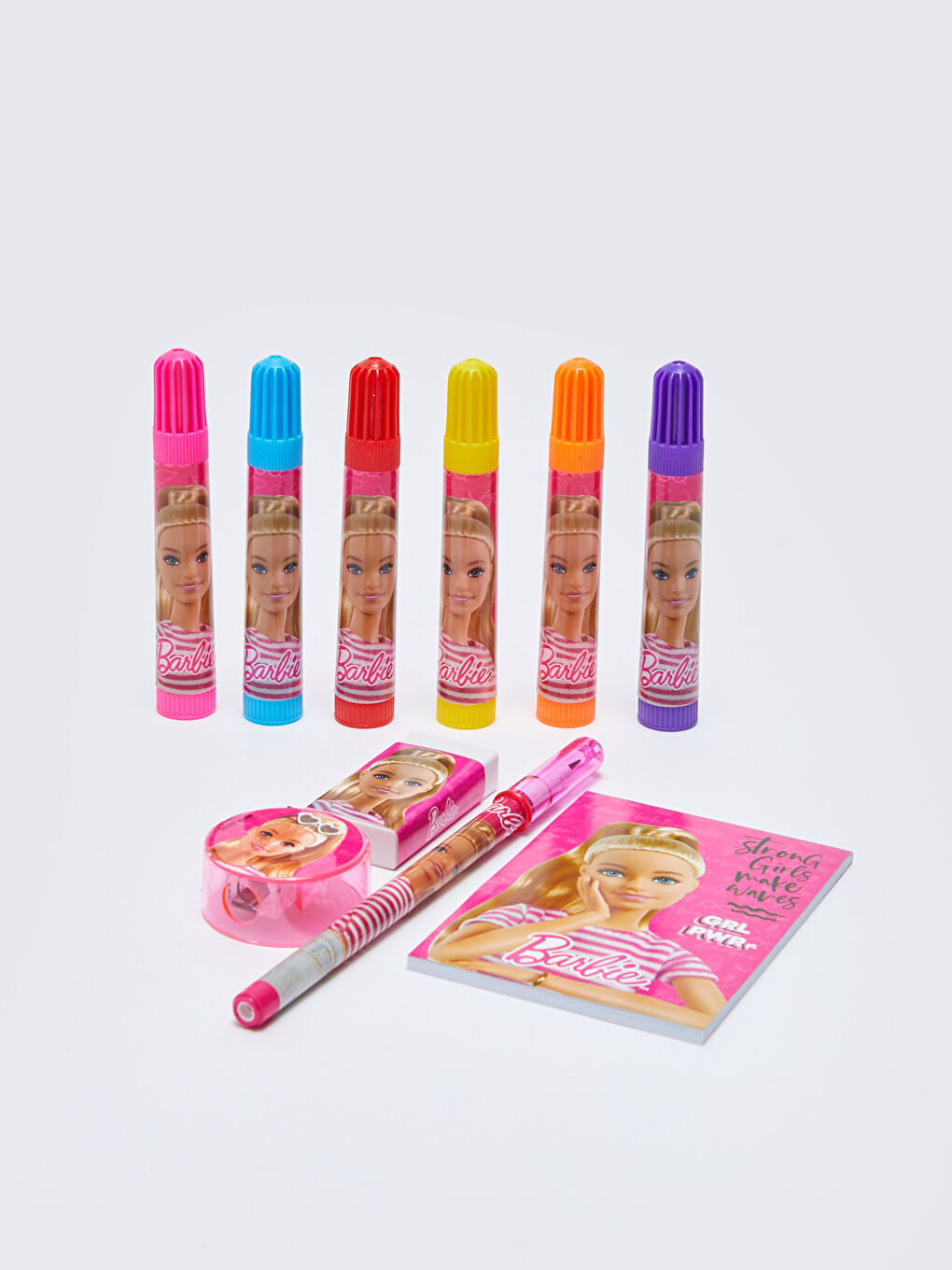 Ensemble de papeterie pour enfants sous licence Barbie-1
