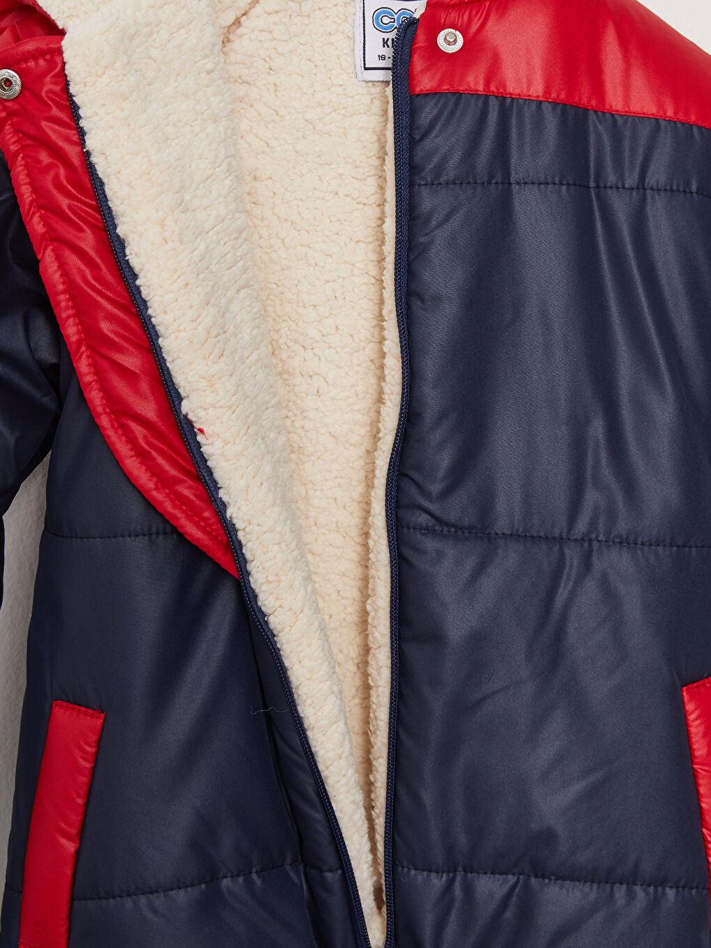 Lacivert Kapüşonlu Uzun Kollu Erkek Bebek Astronot Tulum-2