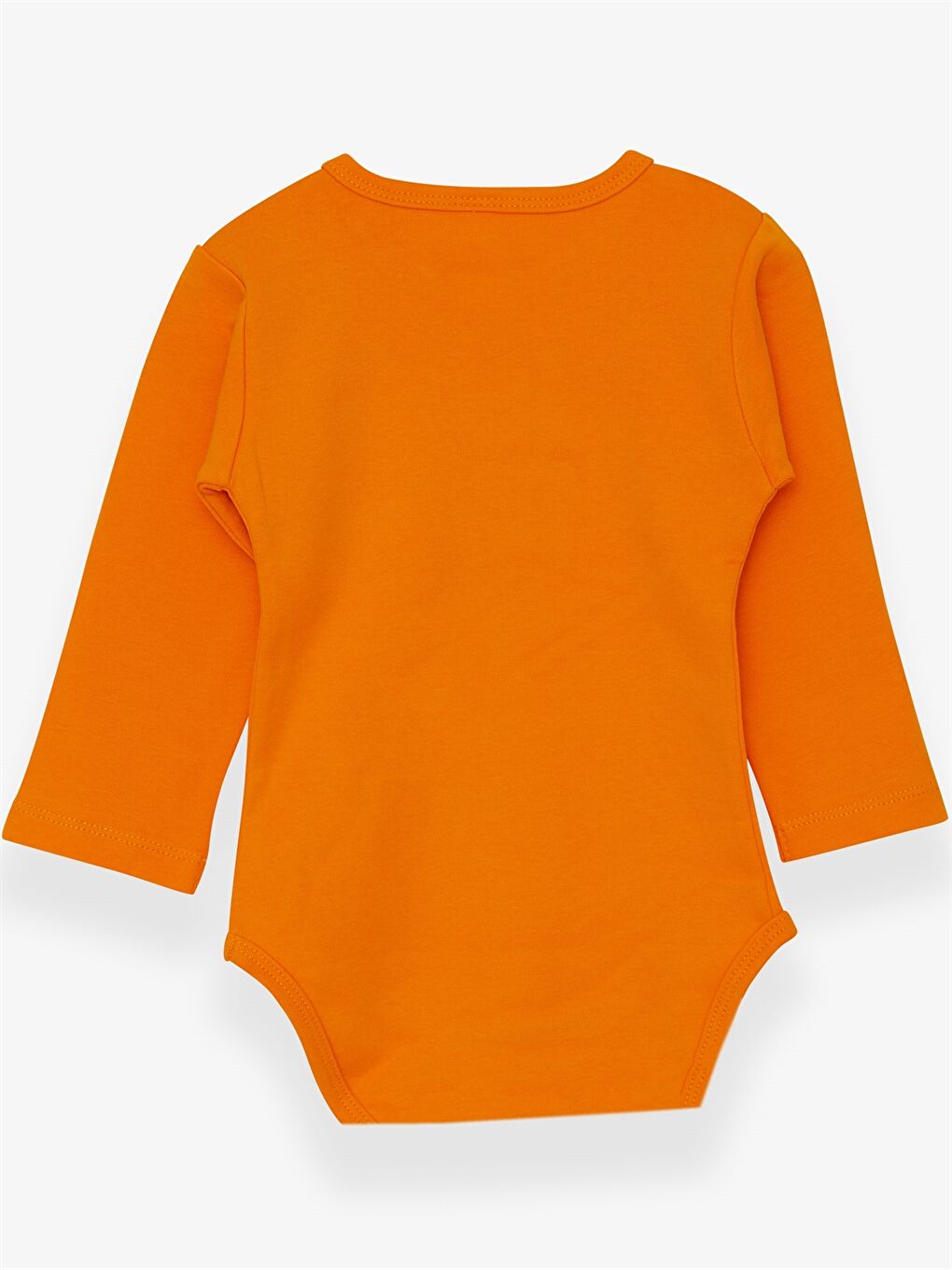 بودي سوت للأولاد الرضع بأكمام طويلة وياقة دائرية ومطبوع بكباسين-1