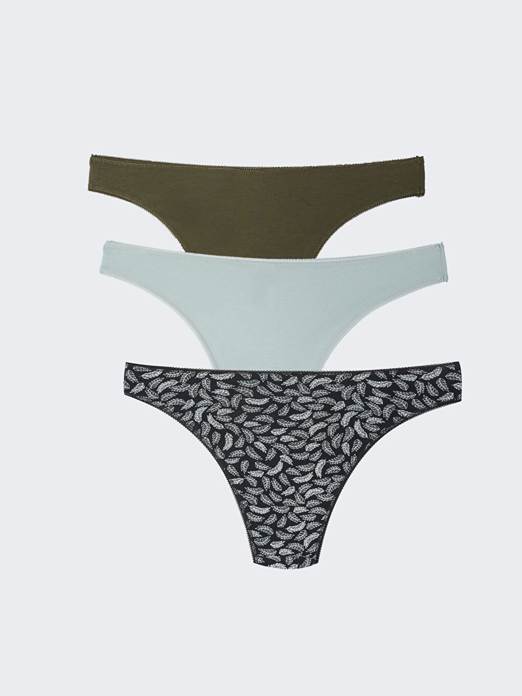 Patterned Brazilian Knickers 3-Pack-1