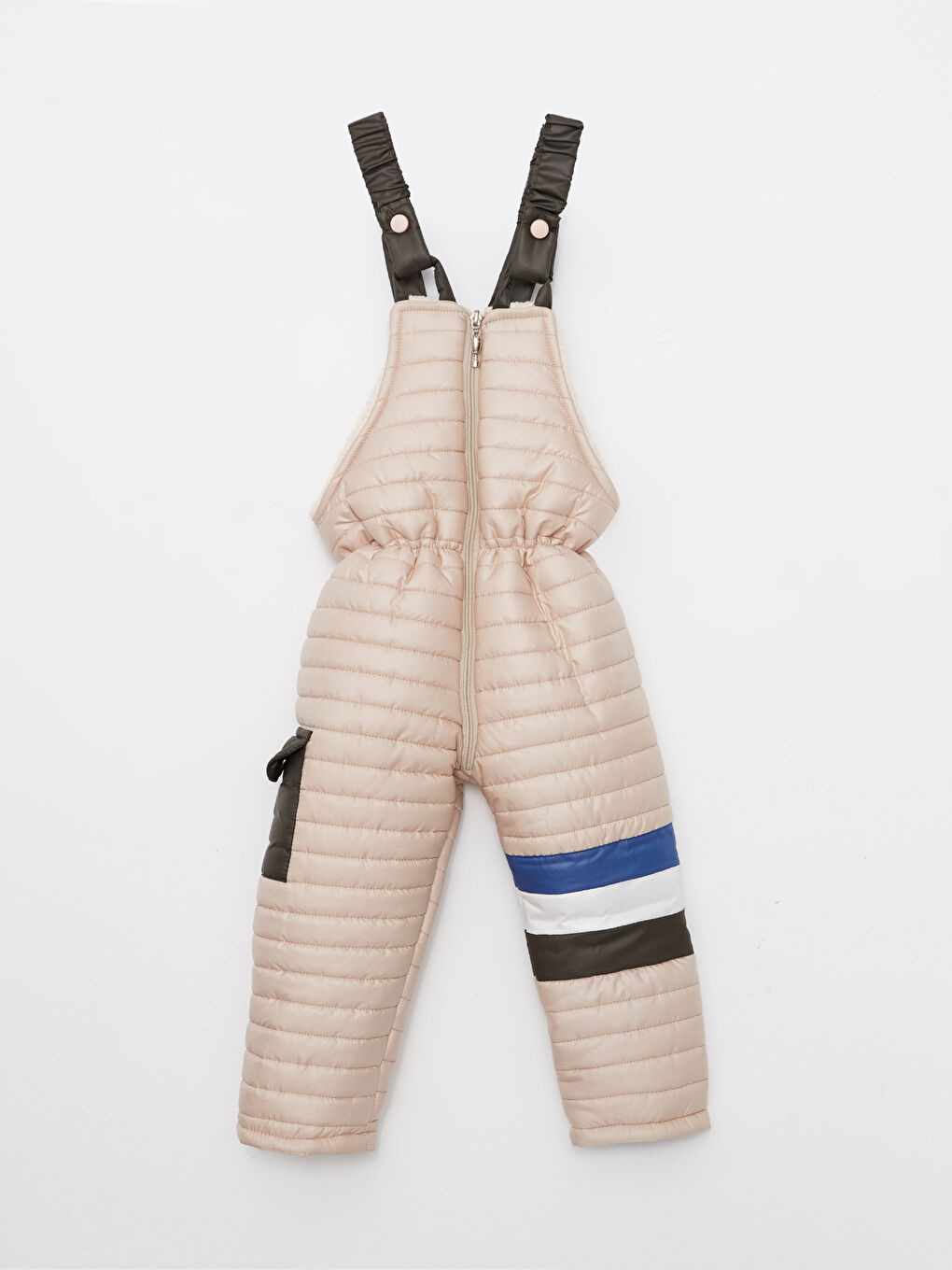 Hooded Long Sleeve Color Block Unisex Baby Coat and Jumpsuit 2-Pack-4