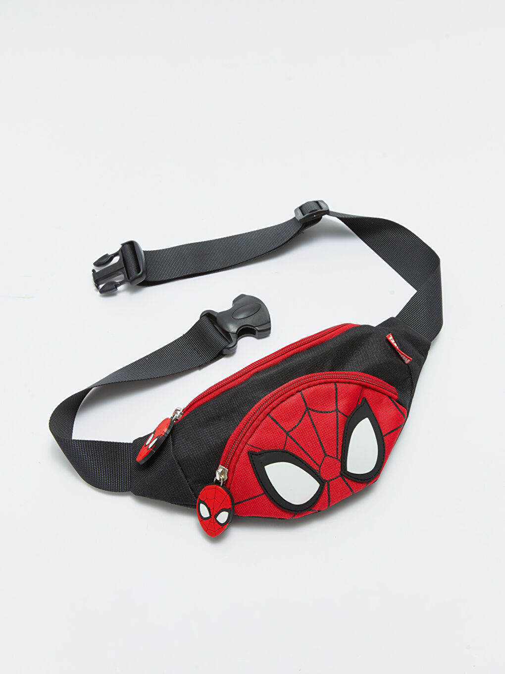 Siyah Spiderman Lisanslı Erkek Çocuk Bel Çantası