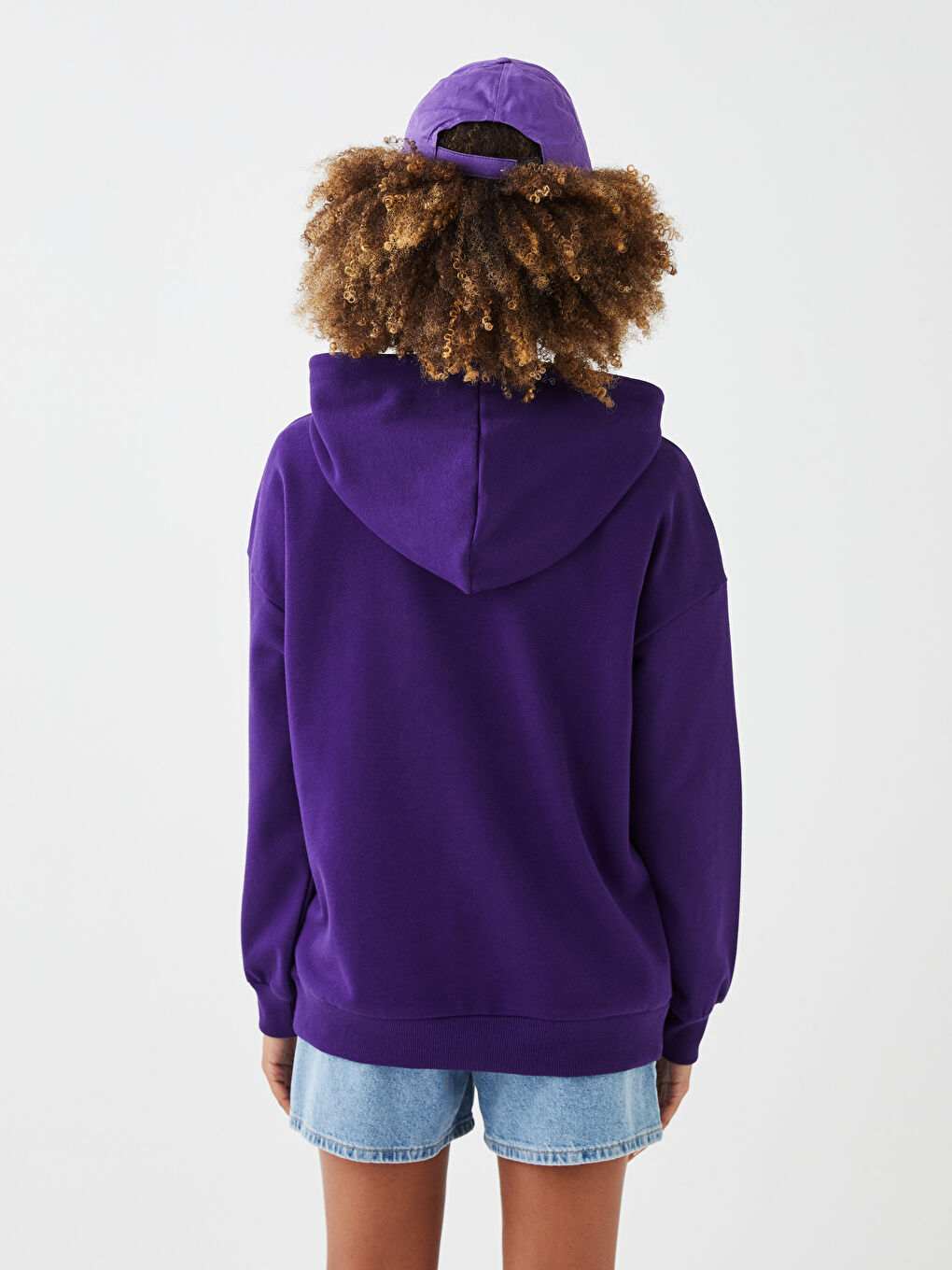 Sweatshirt à Capuche Épais Imprimé Les Super-Filles pour Femmes-4
