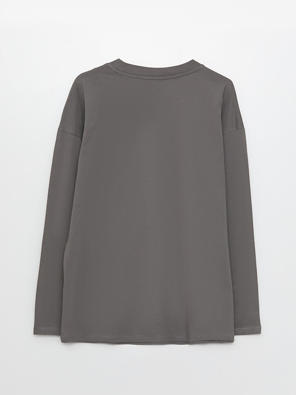 Crew Neck Printed Long Sleeve Women's T-Shirt-6