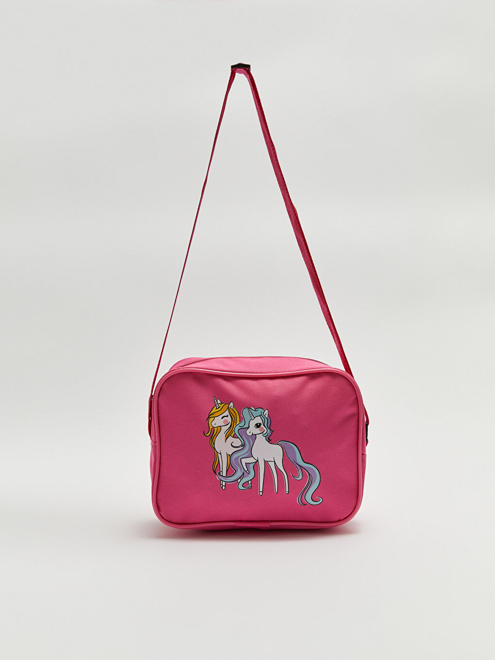 Pembe Baskılı Kız Çocuk Beslenme Çantası