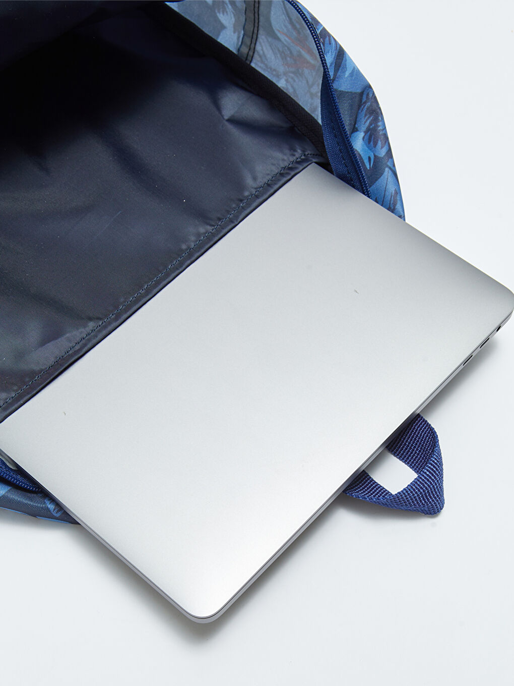 Mavi Desenli Kadın Sırt Çantası-6