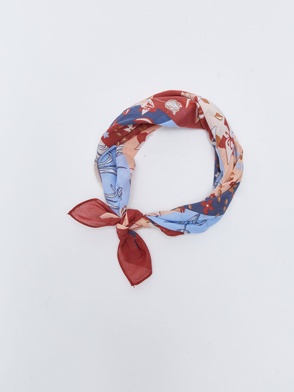 Bandana Imprimé en Coton pour Femmes-1