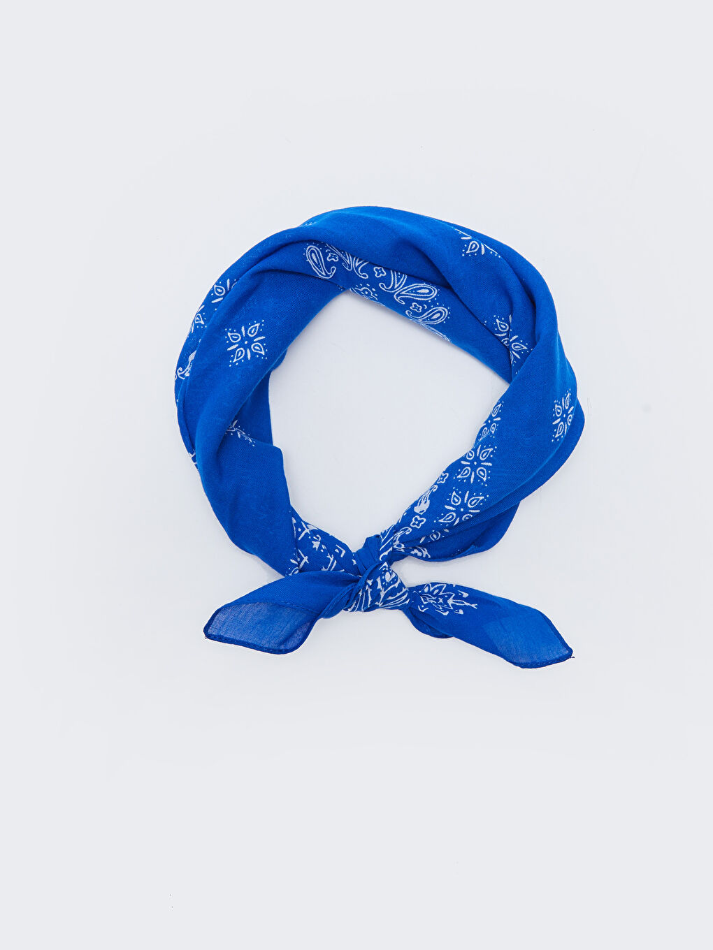 LCW ACCESSORIES Orta Mavi Desenli Kadın Bandana - 3