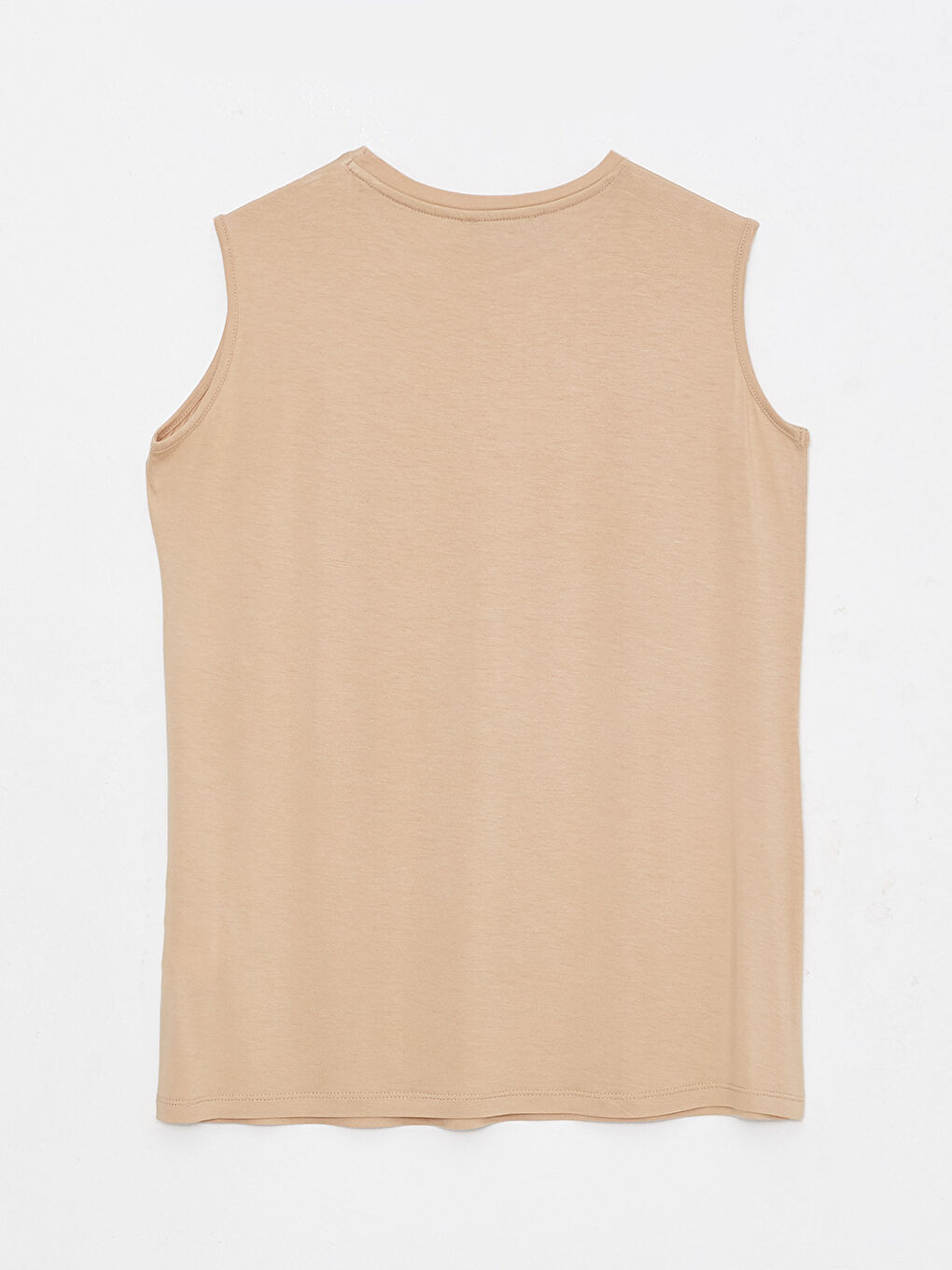 Women's Crew Neck Plain Tank Top-6