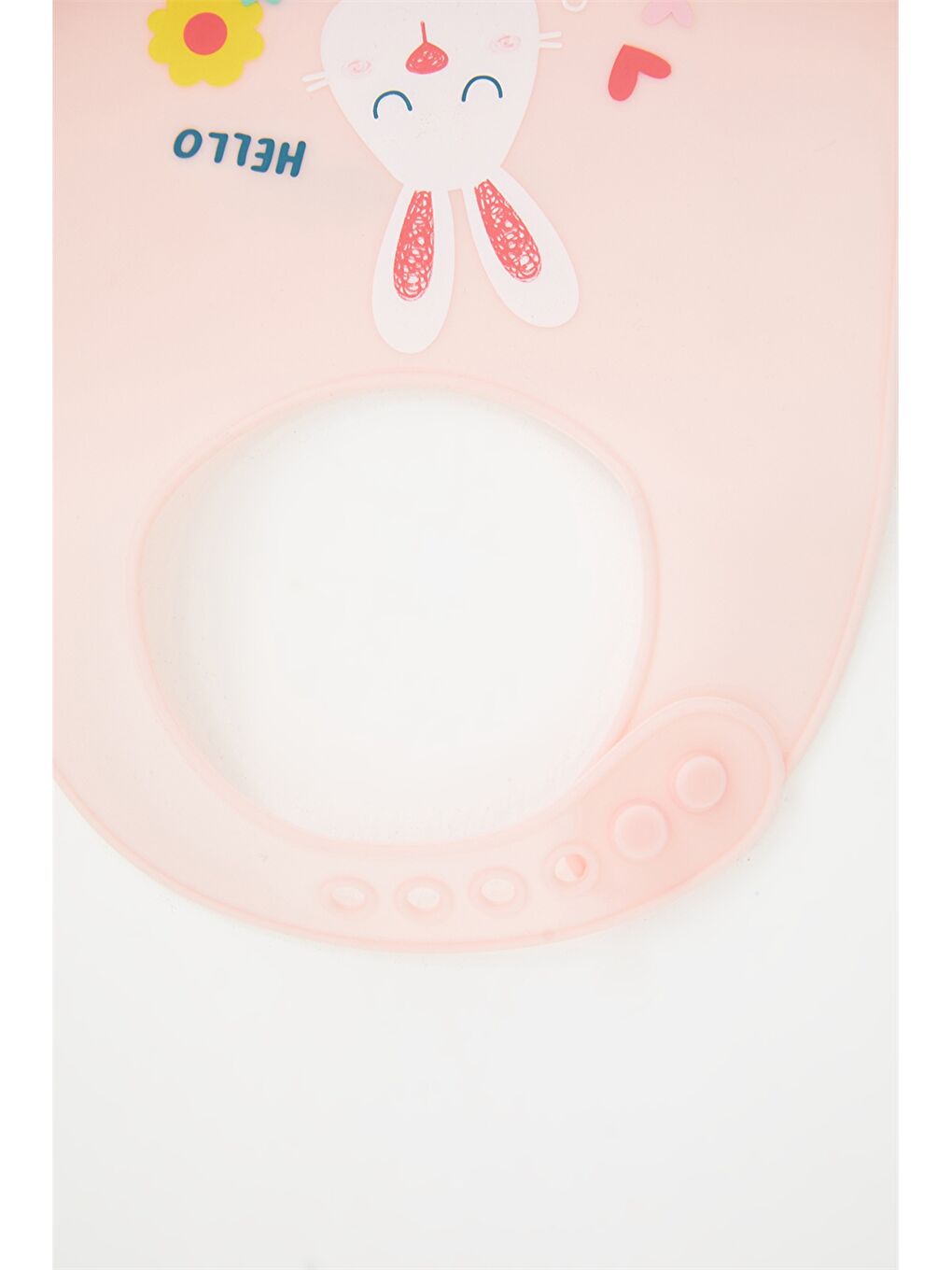 Patterned Baby Girl Silicone Bib-2
