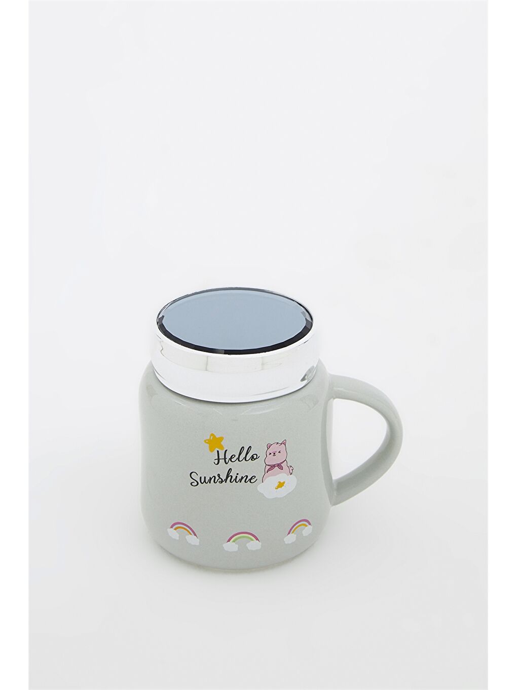 Printed Porcelain Mug with Lid 440 Ml-2