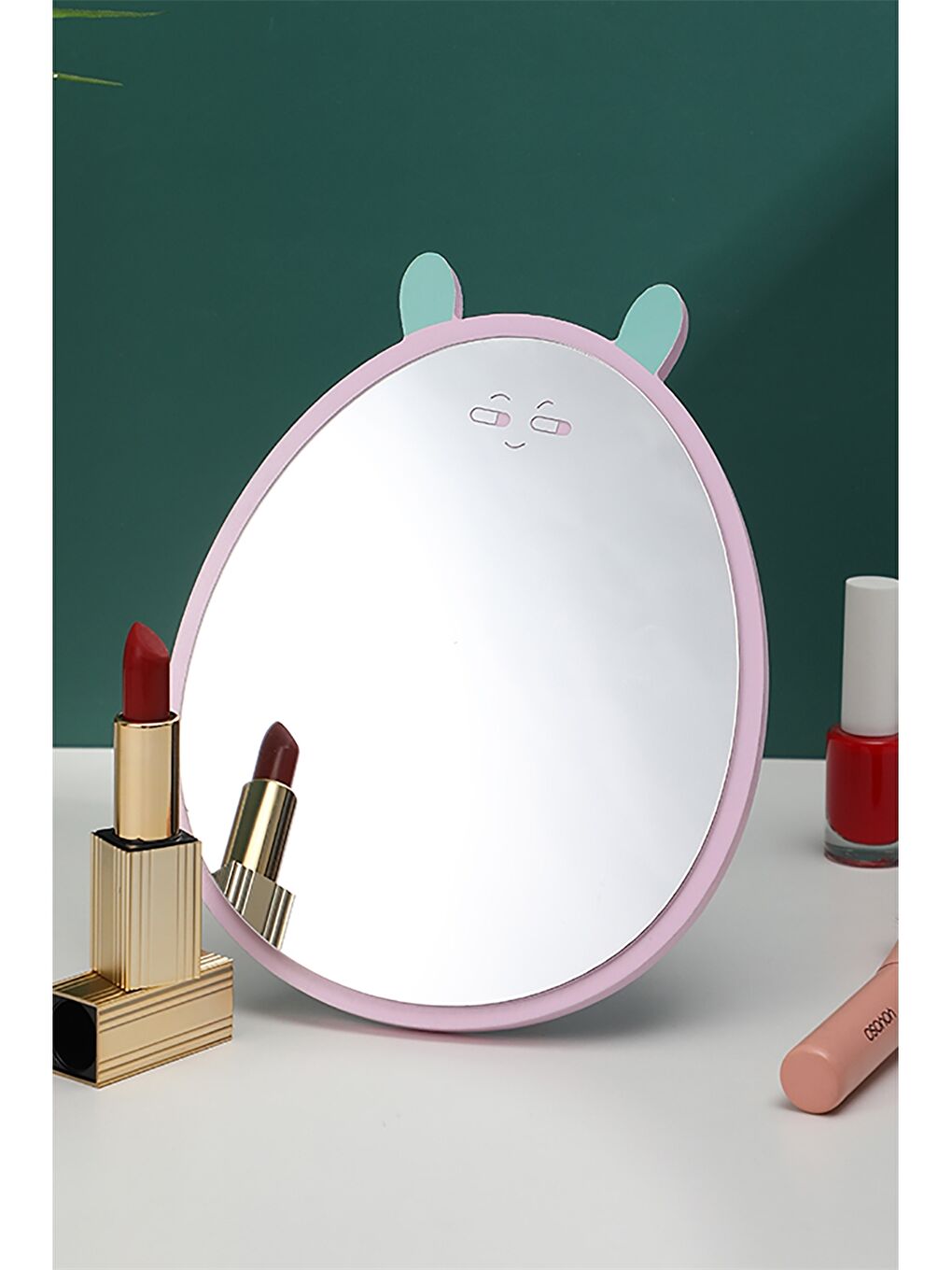 Karışık Ahşap Makyaj Aynası