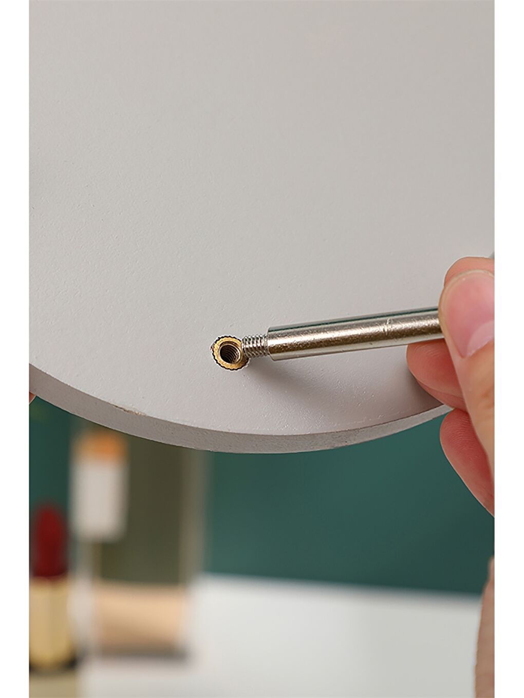 Karışık Ahşap Makyaj Aynası-2