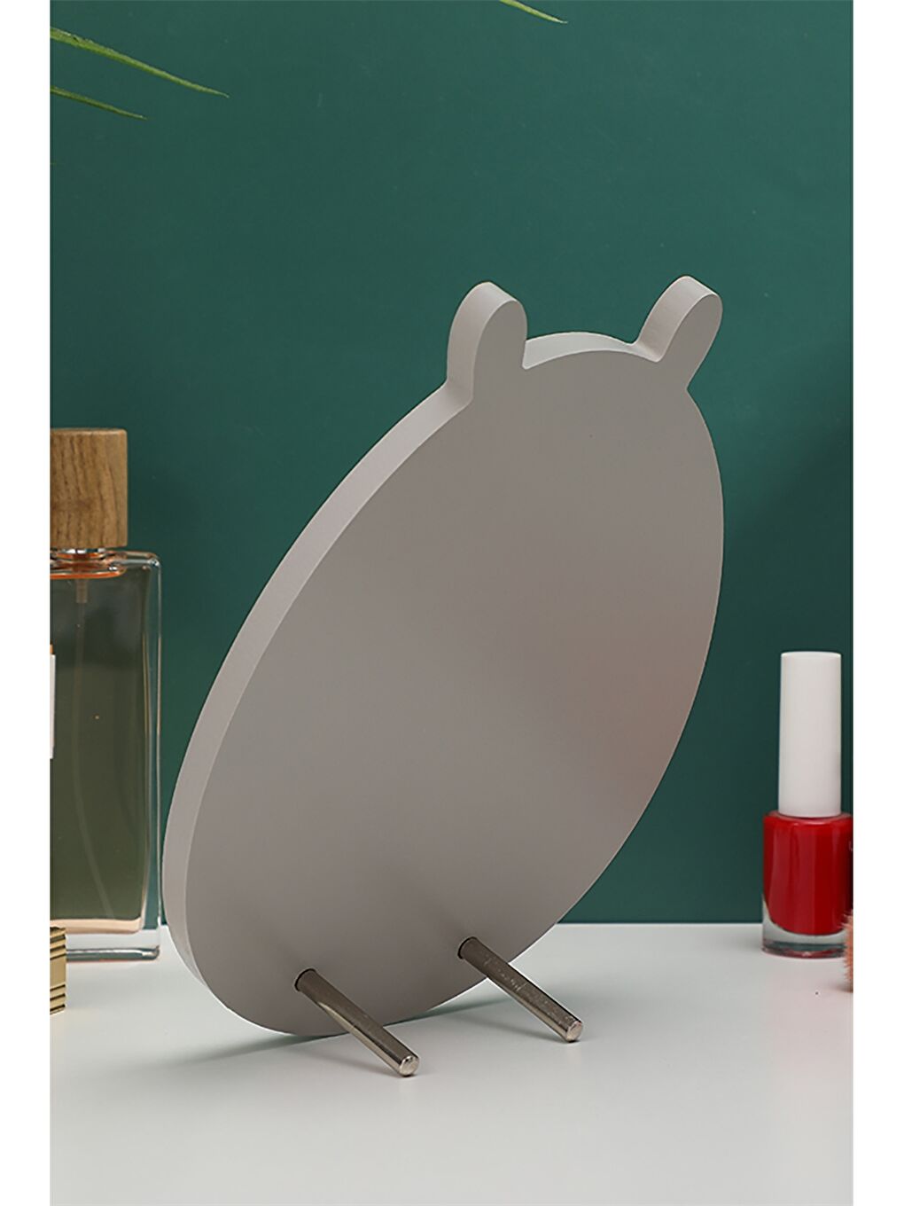 Karışık Ahşap Makyaj Aynası-3