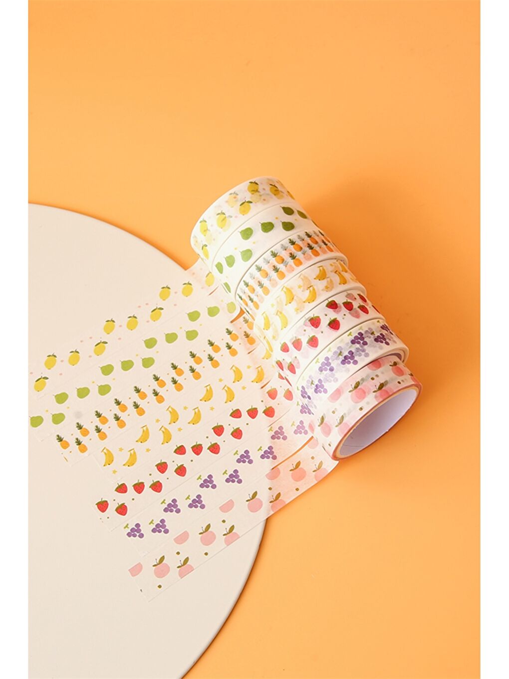 Karışık Meyve Baskılı Bant 7'li