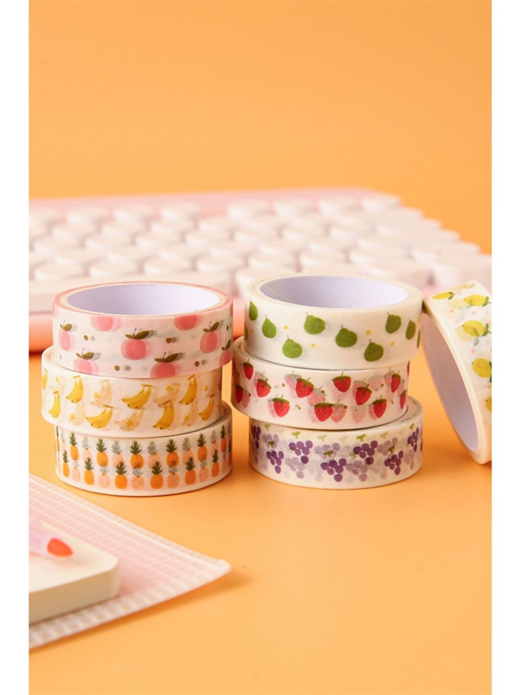 Karışık Meyve Baskılı Bant 7'li-4