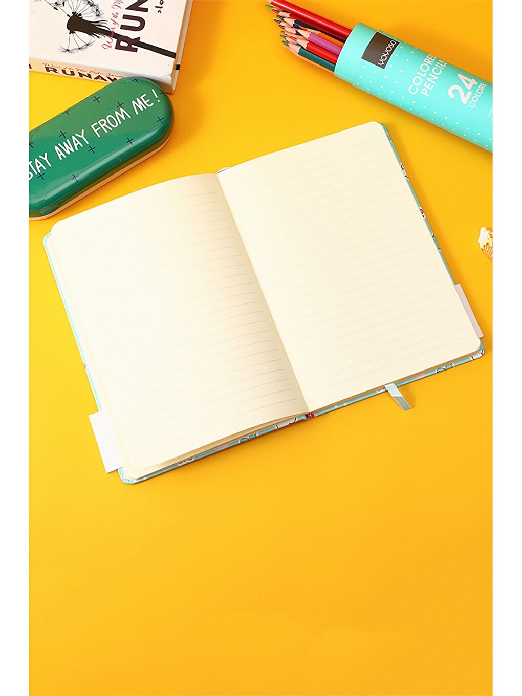 Karton Kapaklı Çizgili Defter-1