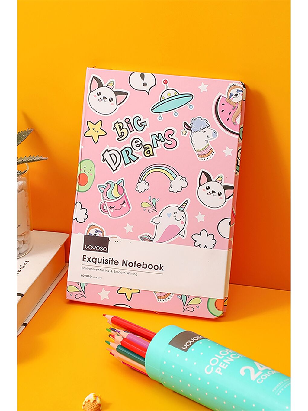 Yoyoso Karton Kapaklı Çizgili Defter