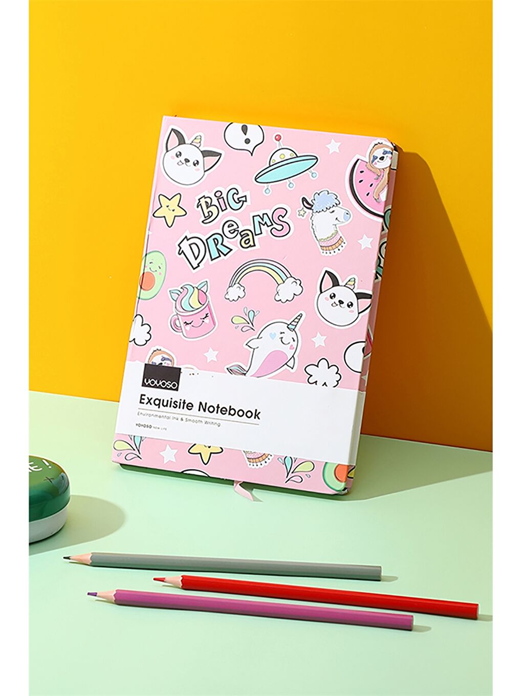 Karton Kapaklı Çizgili Defter-4