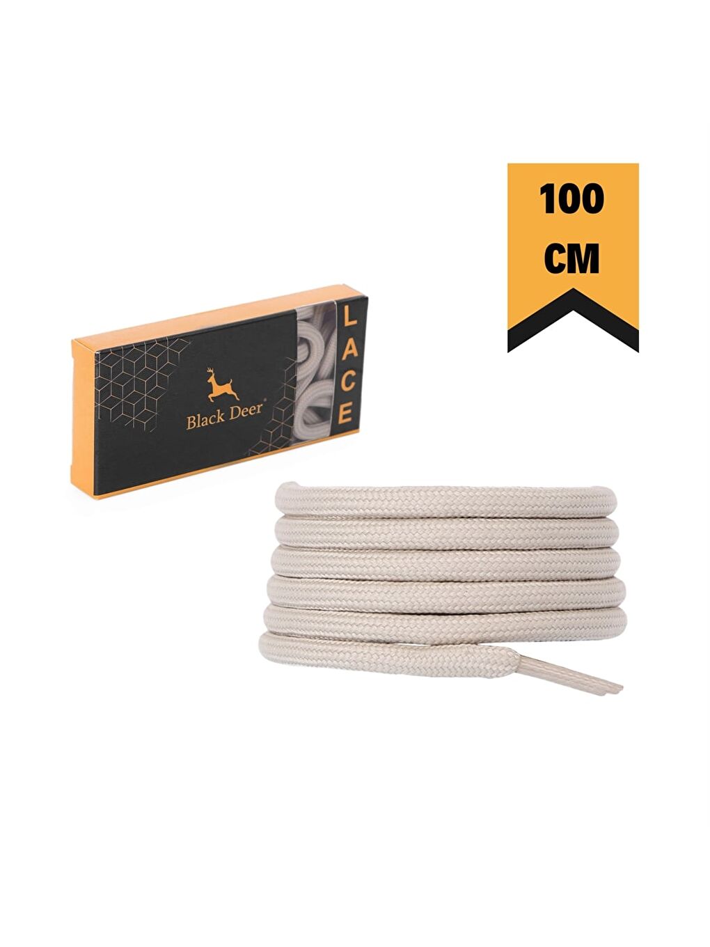 Bej Spor Ayakkabı Bağcığı 100 cm