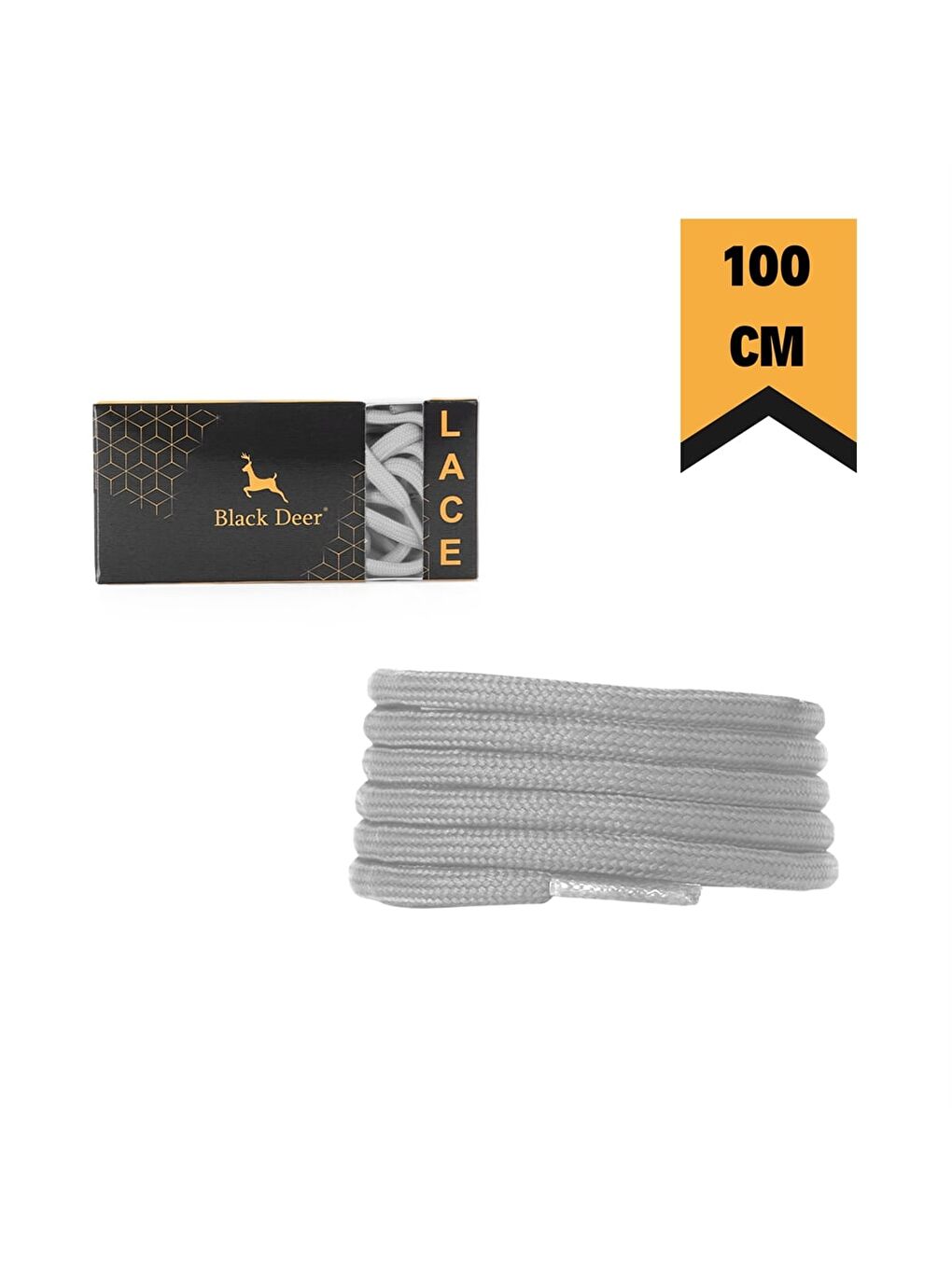 Gri Spor Ayakkabı Bağcığı 100 cm