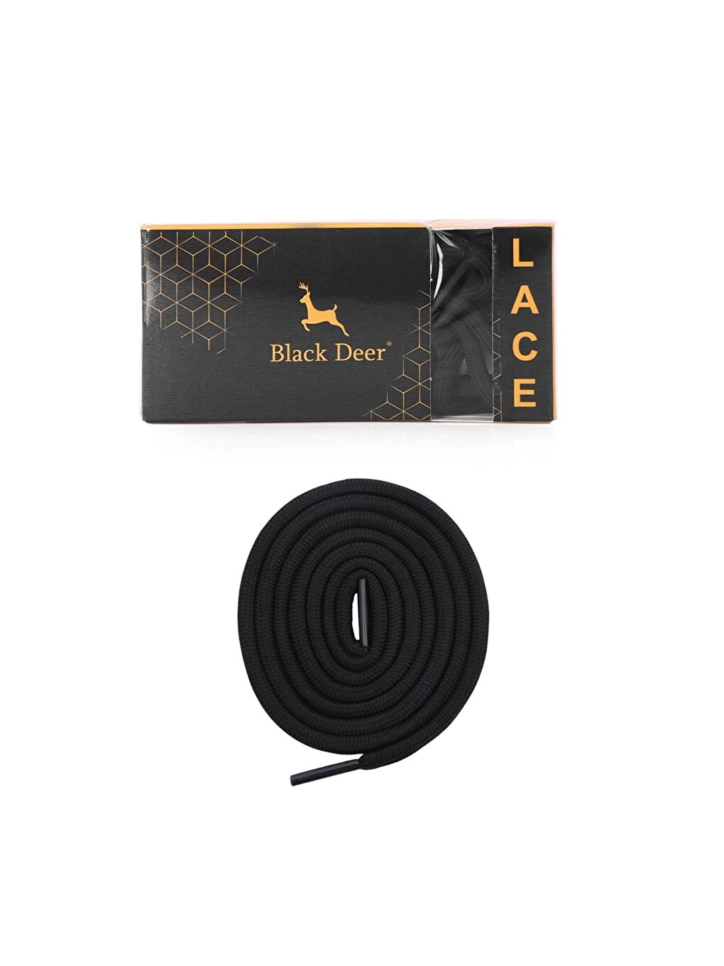 Siyah Spor Ayakkabı Bağcığı 100 cm-2