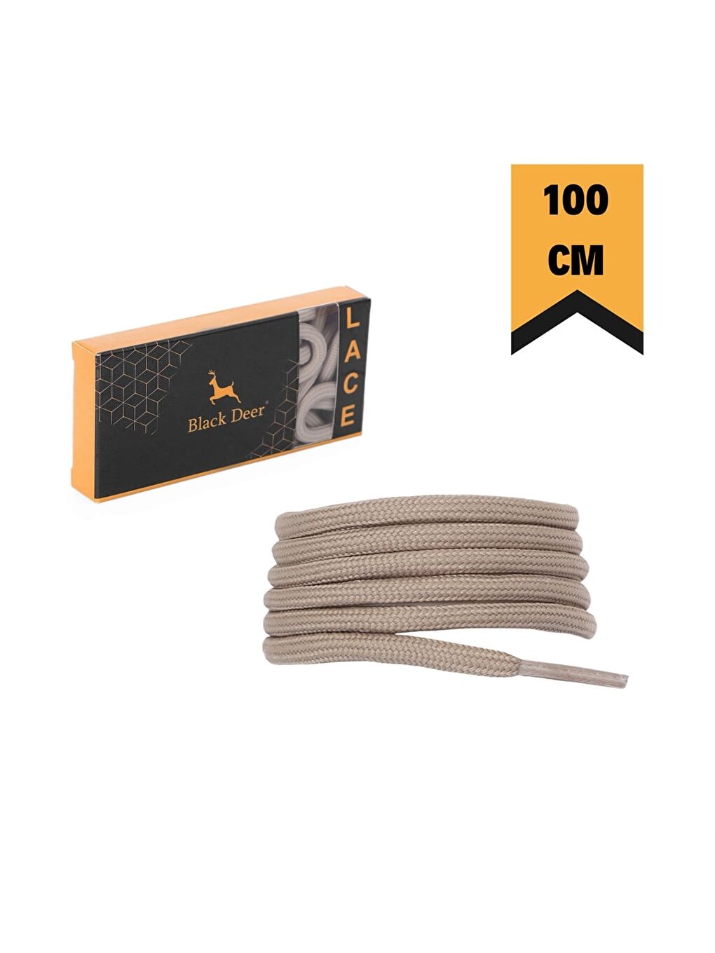 Bej Spor Ayakkabı Bağcığı 100 cm