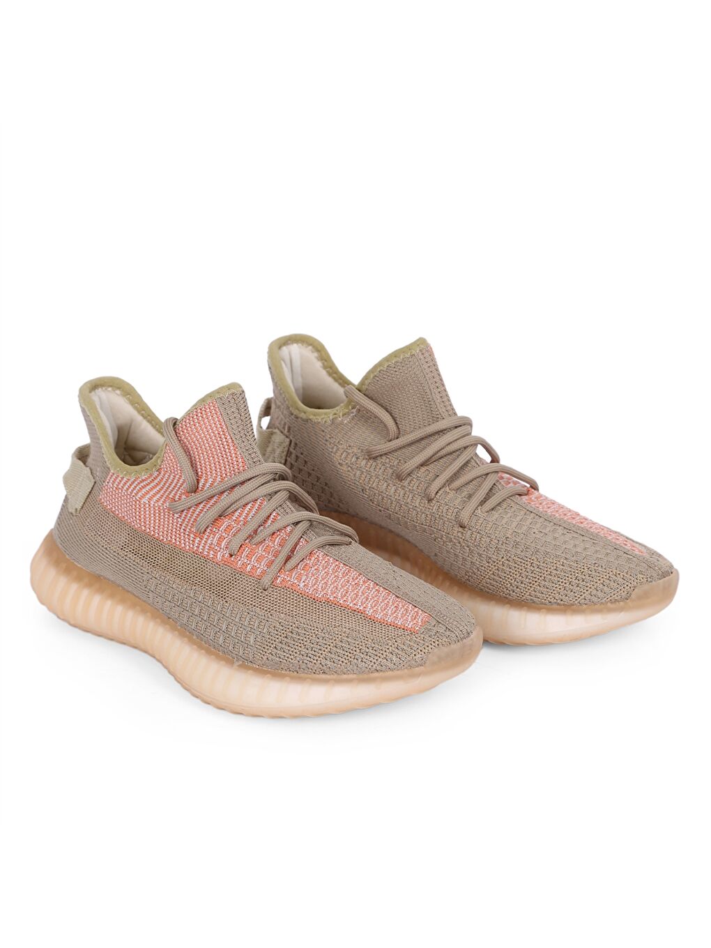 Kahverengi Bağcıklı Unisex Aktif Spor Ayakkabısı-2