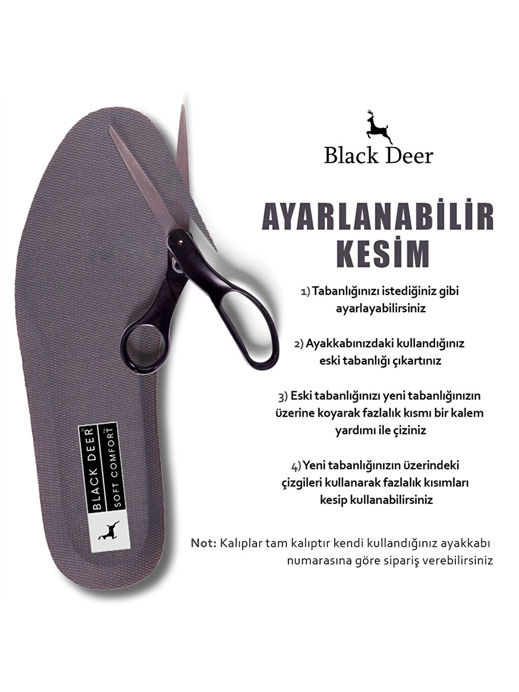 Gri Yumuşak Konfor X30 Ortopedik Tabanlık-6