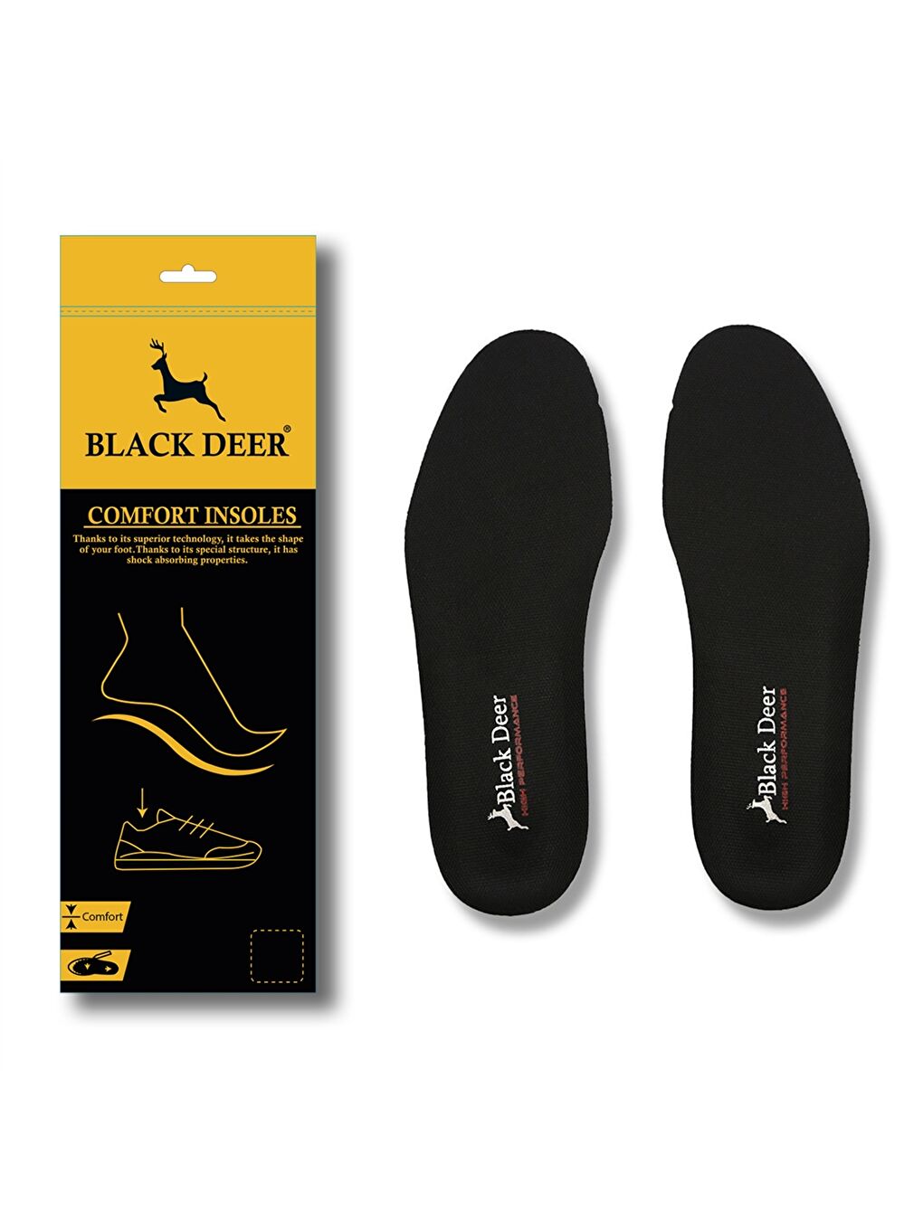 Hyper Boost Technology Memory Live Siyah Ortopedik Ayakkabı İç Tabanlık