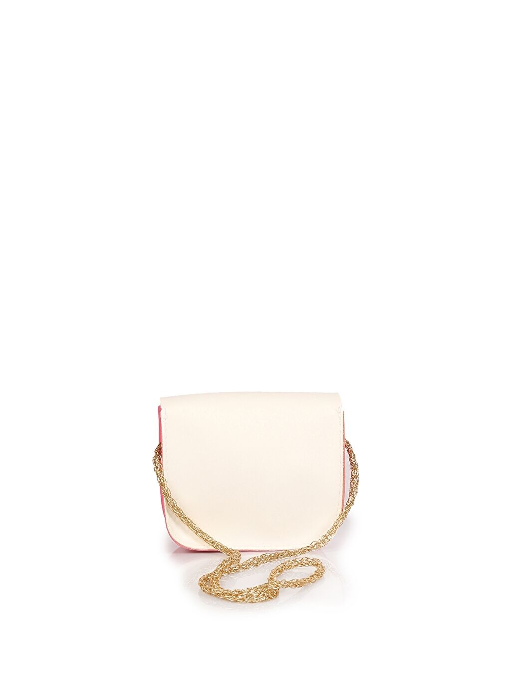 Beyaz Fiyonk Detaylı Kız Çocuk Omuz Çantası-6