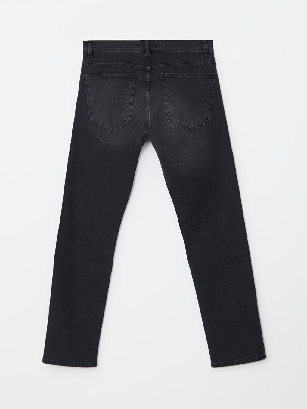 Siyah Regular Fit Erkek Jean Pantolon-6