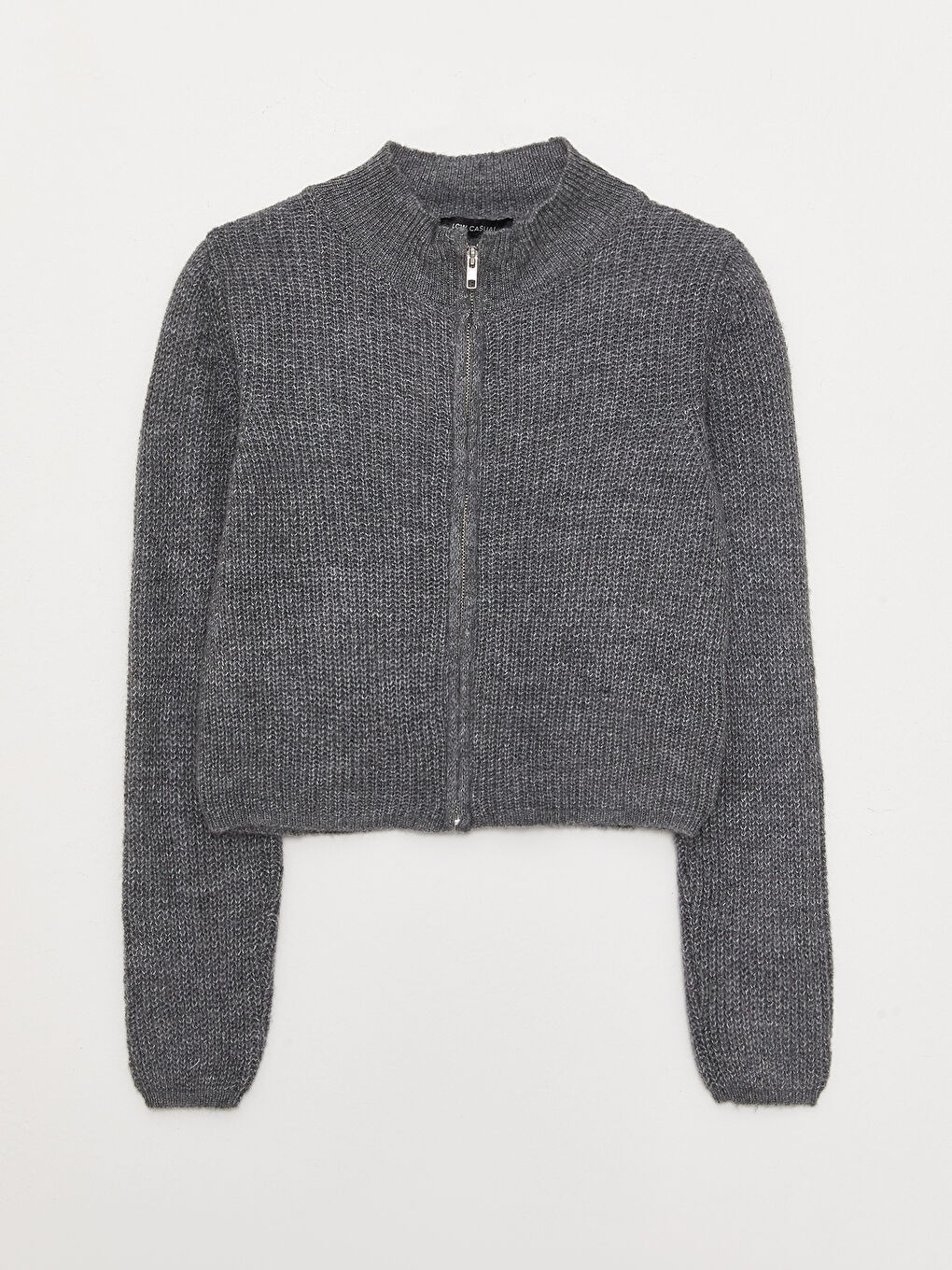 LCW ECO Trichterkragen Schlicht Langarm Strickjacke für Damen -W2IO70Z8-L8N