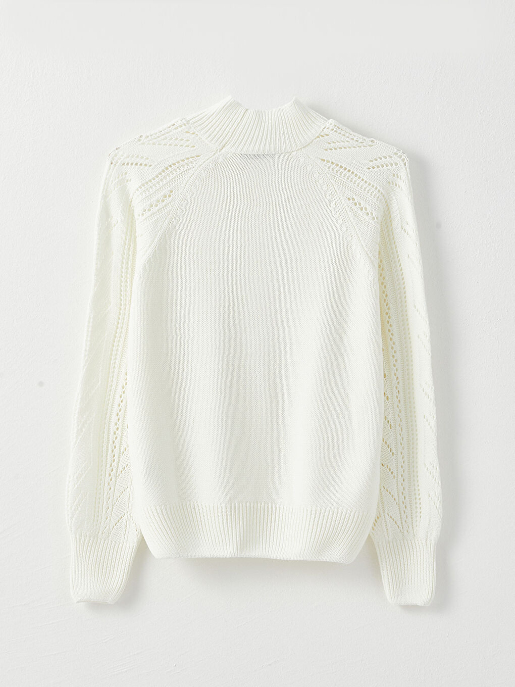 LCW ECO Trichterkragen Gemusterter Strickpullover für Damen -W2IO87Z8-FDU
