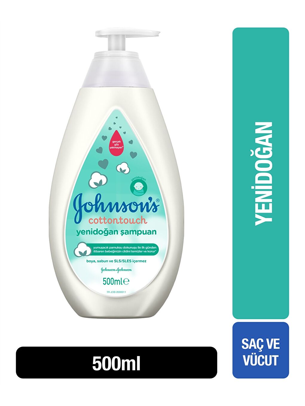 Bebek CottonTouch Saç ve Vücut Şampuanı 500 ml