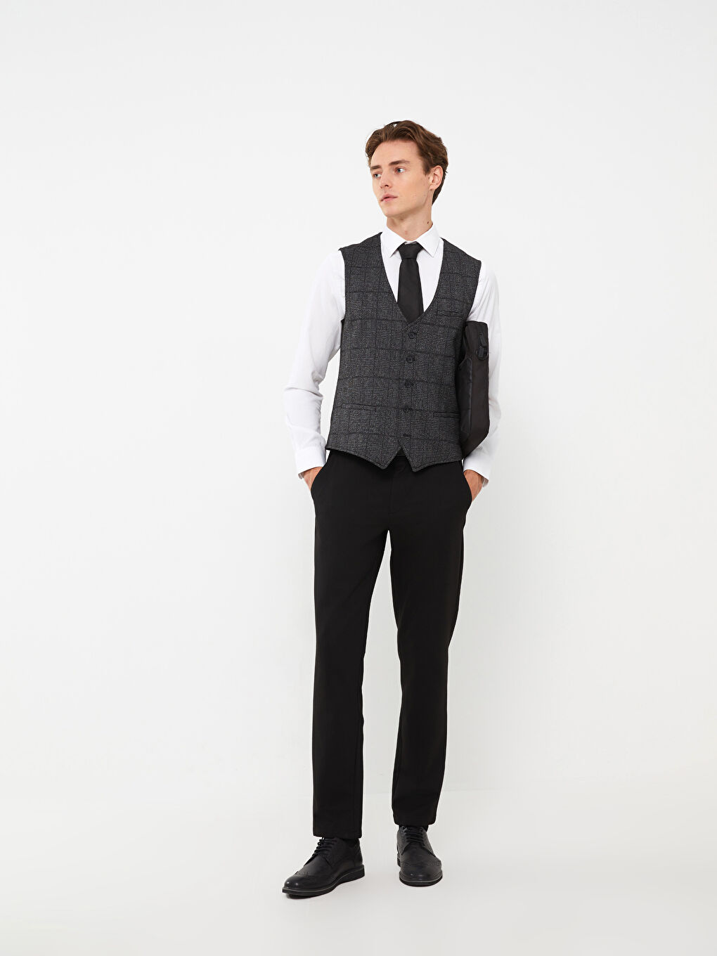 Siyah Slim Fit Erkek Pantolon