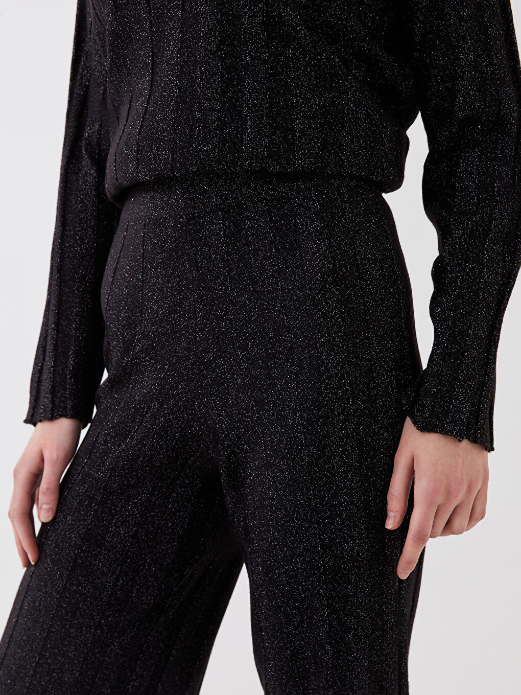 LCW Modest Elastic Waist Casual Fit Women's Trousers -W2IQ67Z8-RQL