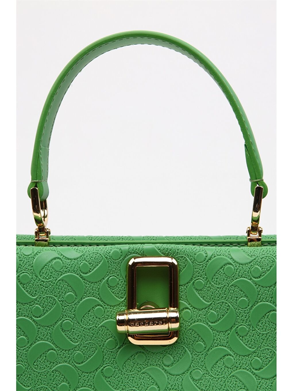 Yeşil Desenli Kadın Tote Çanta-3