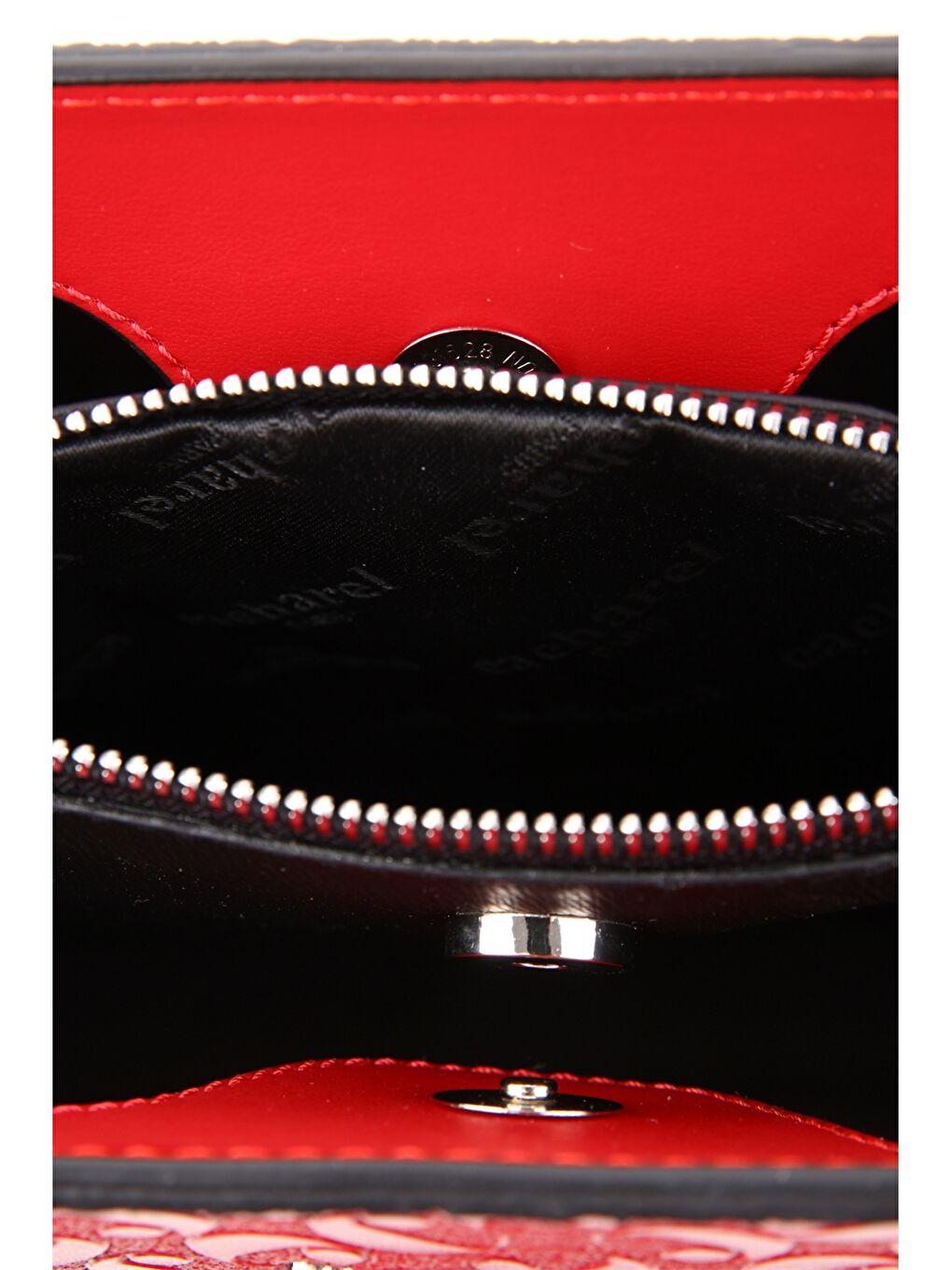 Kırmızı Desenli Kadın Tote Çanta-3