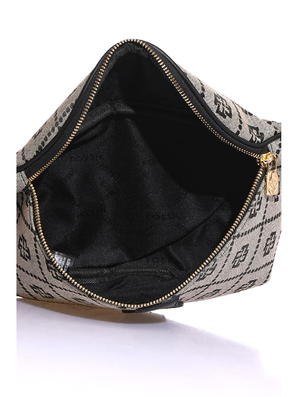 Bej Desenli Kadın Bel Çantası-3