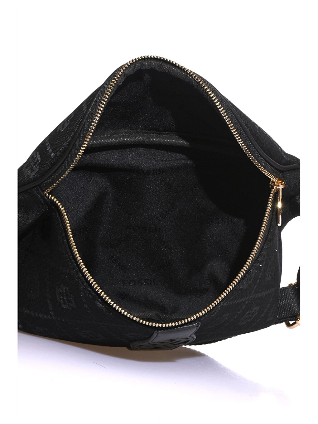 Siyah Desenli Kadın Bel Çantası-3