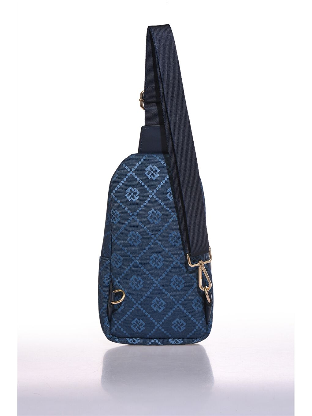 Mavi Desenli Kadın Göğüs Çantası-2