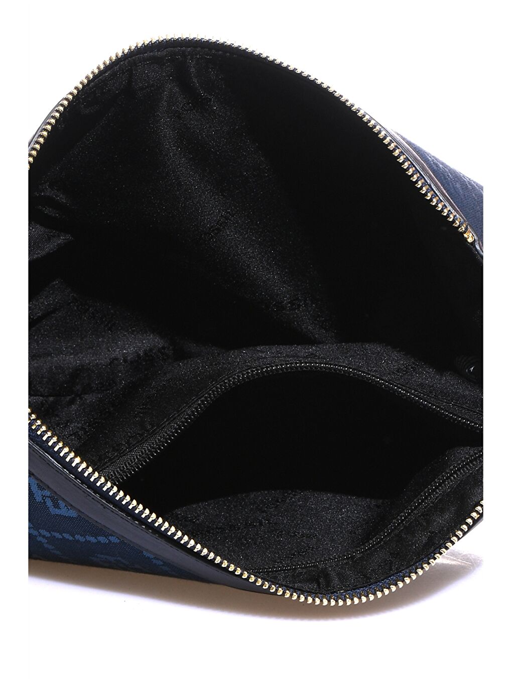 Mavi Desenli Kadın Baget Çanta-3