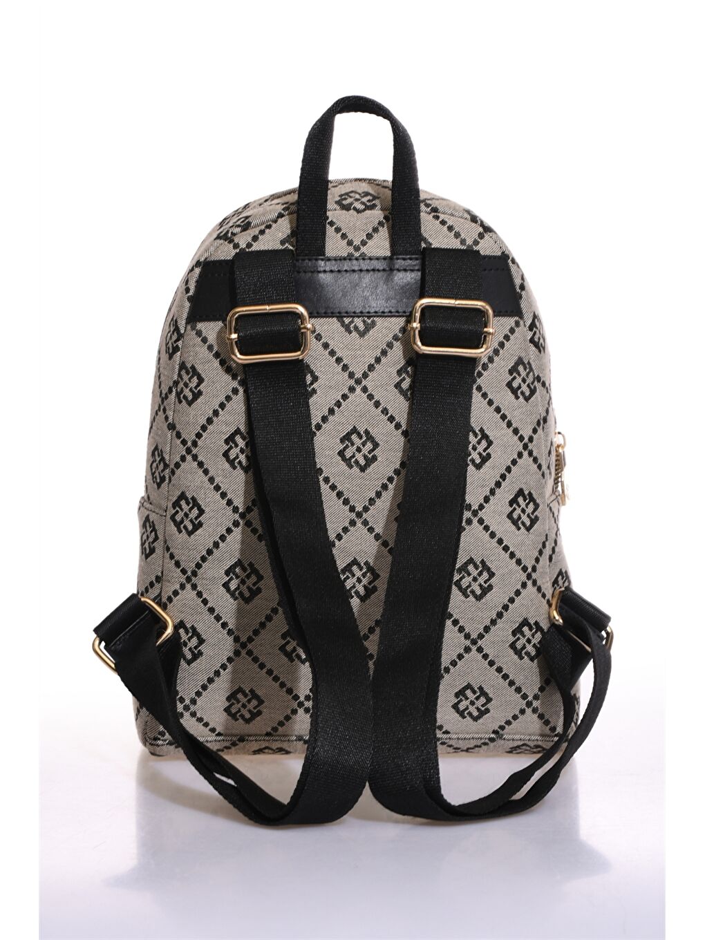 Bej Desenli Kadın Sırt Çantası-2