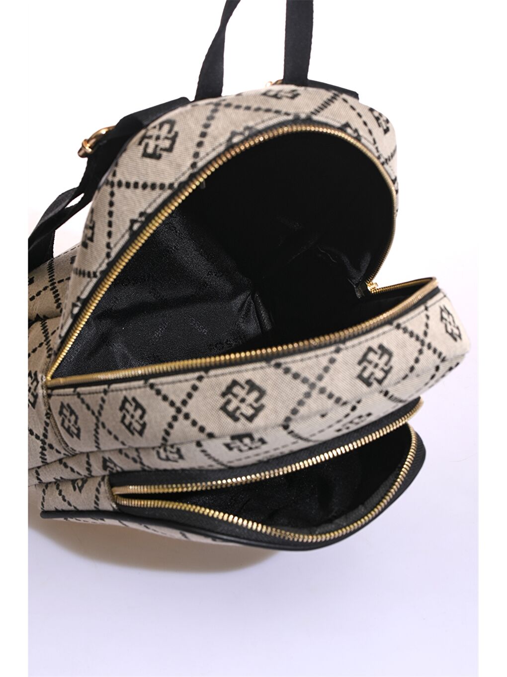 Bej Desenli Kadın Sırt Çantası-3