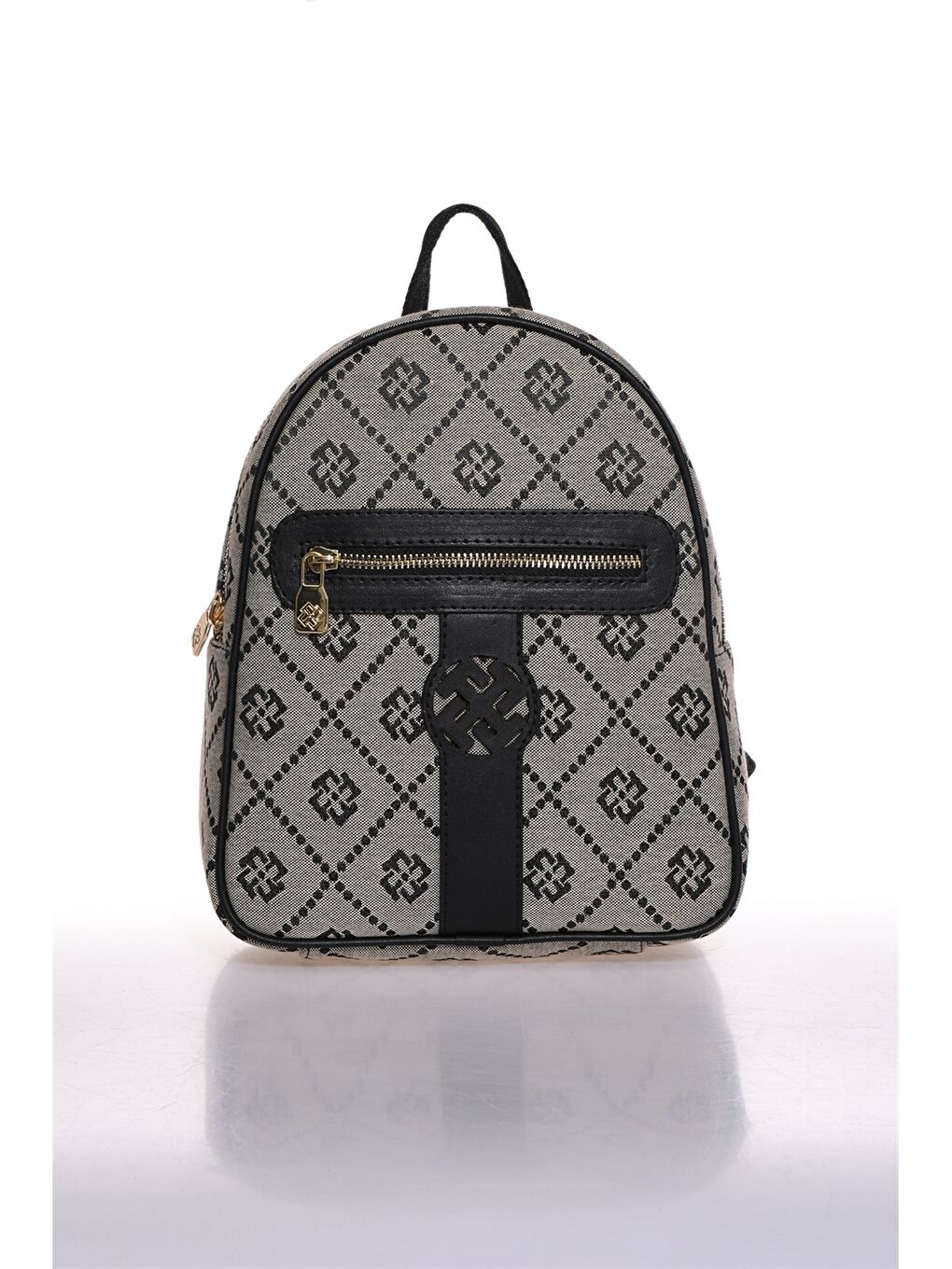 Bej Desenli Kadın Sırt Çantası